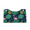 Pineapples Leaves and Flamingo Tissue Box Cover, PVC Leather Tissue Box Holder, Stylish Tissue Box Organizer for Home, Car, Hotel, Office view 2