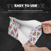 Ice Cream Tissue Box Cover PVC Leather Facial Tissue Dispenser Box Holder for Dresser Bathroom Decorative view 3