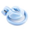 Men's Flat Imitation Female Underbelly Mini Portable Resin Waterproof Chastity Cage (42mm/45mm/48mm/52mm) (Blue) view 1
