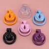Men's Flat Imitation Female Underbelly Mini Portable Resin Waterproof Chastity Cage (42mm/45mm/48mm/52mm) (Blue) view 4