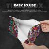 Retro Music Tissue Box Cover, Tissue Box Holder for Tabletop Desk, Decorative Box Covers, Accessories for Home Car Office view 3