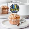 18pcs Glitter Retro Throwback Dessert Cupcake Topper Pick for I Love 80s and 37 Years Old Theme Decor Supplies Women Men Happy 37th Birthday Party Decorations view 2