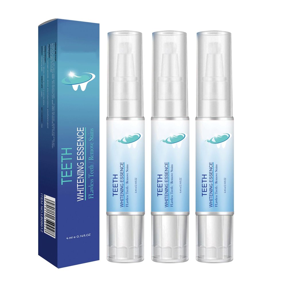 Clevermart Teeth Whitening, Clevermart Teeth Whitening Essence, Clevermart Teeth Whitening Pen, Travel-Friendly Tooth Whitening Pen (3pcs)