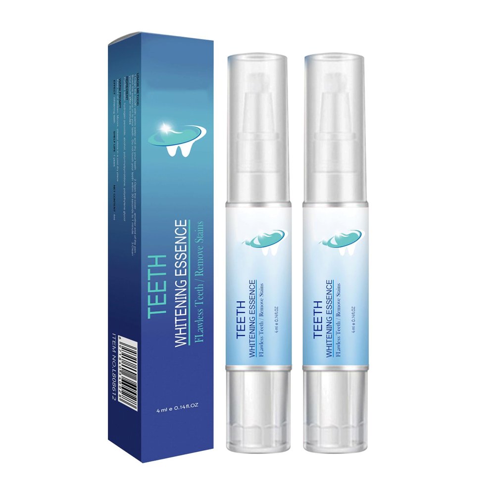 Clevermart Teeth Whitening, Clevermart Teeth Whitening Essence, Clevermart Teeth Whitening Pen, Travel-Friendly Tooth Whitening Pen (2pcs)