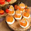 Rsstarxi 36 Pack Little Pumpkin Cupcake Toppers Pumpkin Baby Shower Decorations Pumpkin Birthday Cupcake Picks for Fall Baby Shower Party Cake Decorations Orange view 3