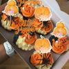 Rsstarxi 36 Pack Little Pumpkin Cupcake Toppers Pumpkin Baby Shower Decorations Pumpkin Birthday Cupcake Picks for Fall Baby Shower Party Cake Decorations Orange view 4