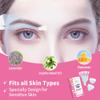 Beauty7 Eyebrow Waxing Strips - Sensitive Skin - 24pcs Cold Wax Strips & 4 Post Wax Calming Oil Wipes Facial Hair Removal view 4