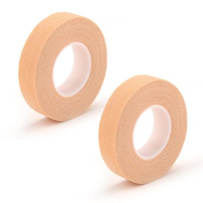2Pcs SelfAdhesive Wrap Tape Cohesive Bandage Wrap Skin Color Adhesive Surgical Tape Securing a Variety of Catheters for Wound Dressing Care Plaster Music Athletes Physios(Skin, 1.25cm*5m)
