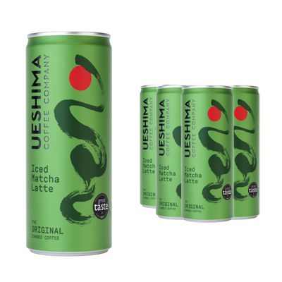 Ueshima Iced Matcha Latte 12 x 250ml