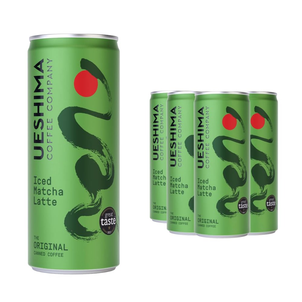Ueshima Iced Matcha Latte 12 x 250ml
