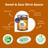 Bay's Kitchen Award-Winning Sweet & Sour Low FODMAP Ready To Cook Stir-in Sauce for Wok and Stir Fry Cooking, Gluten-Free, IBS-Friendly and suitable for Vegans (3 x 260g jars) view 3