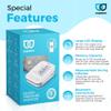 Aspedan Bluetooth Blood Pressure Monitor | MHRA & Clinically Validated | Phone Connect via Free Smartphone App | iOS/iPhone/Android/Google | Automatic Arm Cuff Home Use | Optional XL Cuff & Travel Bag view 3