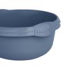 28cm Round Plastic Washing Up Bowl with Integral Handle, 5L Capacity, Midnight Navy  Durable and Convenient, Ideal for Kitchens, Laundry, and Cleaning Tasks (Set of 1) view 4