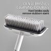 Floor Brush - Floor Cleaning Brush | Floor Scrubbing Brush | Floor Brush With Long Handle Telescopic Cleaning Brush Long Handle Adjustable Telescopic Brush Cleaning Brush With Scraper For Bathroom view 3