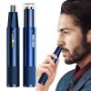 Teksome Electric Nose Hair Trimmer - Mens Nose Hair Trimmer,Eyebrow Trimmer, Hair Clipper, 2 in 1 for Face, Beard, Foot, Hand Hair, Easy Cleansing Nose Clippers view 1