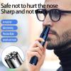 Teksome Electric Nose Hair Trimmer - Mens Nose Hair Trimmer,Eyebrow Trimmer, Hair Clipper, 2 in 1 for Face, Beard, Foot, Hand Hair, Easy Cleansing Nose Clippers view 2