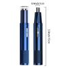 Teksome Electric Nose Hair Trimmer - Mens Nose Hair Trimmer,Eyebrow Trimmer, Hair Clipper, 2 in 1 for Face, Beard, Foot, Hand Hair, Easy Cleansing Nose Clippers view 4