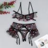 TYUIOP Best Costume Award Sexy Santa Outfit Babydolls Sexy Lingerie Black Lingerie Sets Dress Santa for Women Naughty Suspenders Pajamas for Women view 4