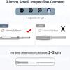 3.9mm Visual Otoscope Digital Otoscope with 4.5" Screen and 6 LED Lights - Rechargeable Battery - Great for Adults, & Pets view 2