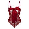 TYUIOP Items 1p Sexy Santa Women Crotchless Lingerie for Women Sexy Lingerie for Sets Naughty Basque Womens Crotchless UK Set Plus Size Garter view 4