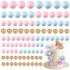 110PCS Gender Reveal Cake Toppers - Gender Reveal Decoration,gender Reveal Ideas,baby Shower Cake Toppers,the Bear Cake Decoration, Boy Or Girl Cake Toppers, Girl Baby Boy Baby Shower Decorations view 1