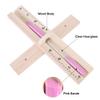 15 Minutes Hourglass Sand Timer,Wall Mounted Wooden Hourglass with Pink Sands,Sauna Room Sand Clock Glass Timer for Room Birthday Tea Coffee Table School Game Sauna Room Ornament view 4