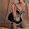 MOVAWAKY Women's Sexy Maid Costume,Sexy Bunny Outfit for Women Sexy Outfits Women UK Nightgown Sexy Sexy Lingerie for Women Naughty Sexy Halloween Costumes for Women view 2