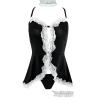 MOVAWAKY Sexy Maid Outfit Women,Sexy Nightwear for Women Sexy Outfits Women UK Maid Uniform Full Set Sexy Lingerie for Women Sets Sexy Lingerie for Women Dress Up view 2