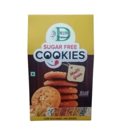Dezire Natural Suger Multigrain Cookies, Low Glycemic, No Maida, Guilt-free, Digestive Cookies - 140Gms (Pack Of 1)