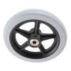 Akozon Premium 6 Inch Front Wheelchair Wheels - Disabled Old People Wheelchair Anti Slip Rubber Wheels - Heavy-Duty Replacement Wheelchair Accessory view 1