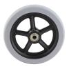 Akozon Premium 6 Inch Front Wheelchair Wheels - Disabled Old People Wheelchair Anti Slip Rubber Wheels - Heavy-Duty Replacement Wheelchair Accessory view 2