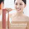 10Pcs Individually Wrapped Disposable Toothbrushes with Toothpaste,Ensure Clean and Hygienic,Soft Bristles Tooth Brushes for Dental Care, Travel Toothbrush for Home Hotel Travel (Black, One Size) view 2