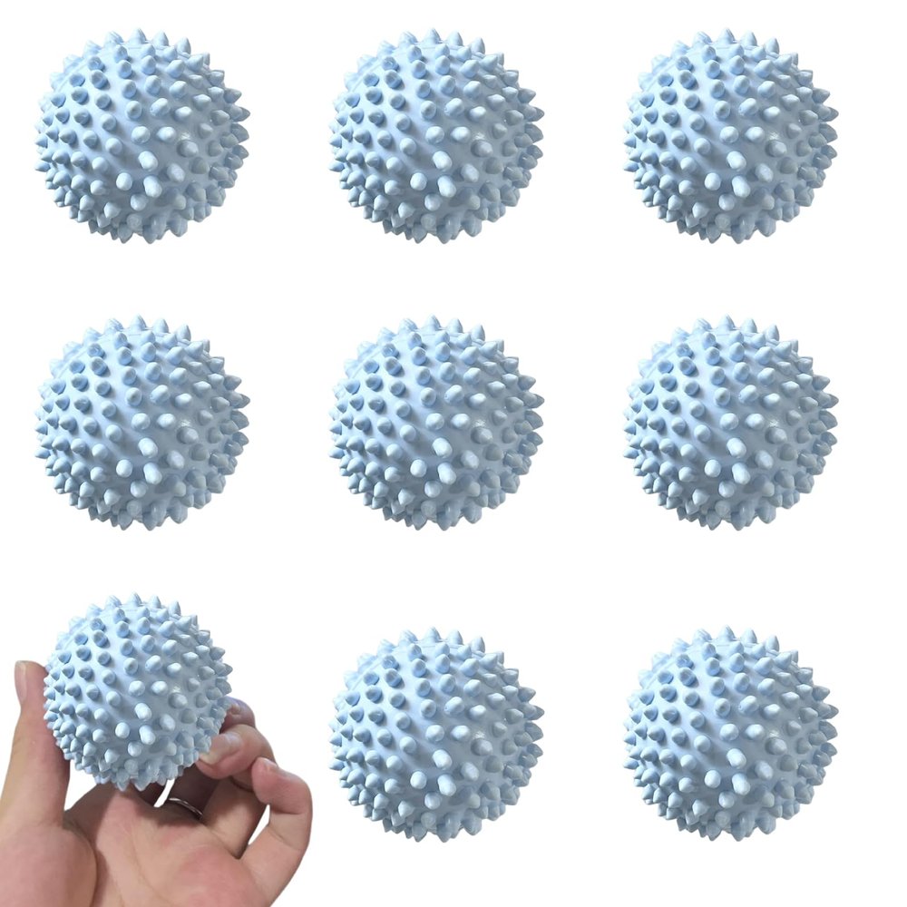 9 PCS Dryer Balls, Tumble Dryer Balls, Laundry Balls for Washing Machine, Rapid Dryer Ball, Washing Machine Balls,Washing Machine Balls Reusable, Energy Saving, for Quick Drying