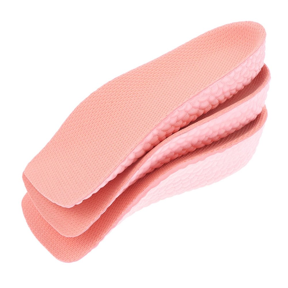 1 Pair Sneakers Heel Lift Memory Foam Soft Shoe Pads Height Increase Insoles Men Women Shoes Orthopedic Insoles(2.5CM)