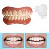 Flipped Warmth 2 Pair Teeth Veneers Fake Teeth Cosmetic Dentures Temporary Teeth Smile Teeth Prosthesis, False Teeth Clip in Veneers Teeth Comfort Dentures for Hiding Bad Teeth view 2