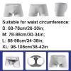 Medically Hernia Underwear for Men Men's Hernial Briefs Designed to Support and Reduce Inguinal Effective Containment of Inguinal Hernia Includes 2 Hernia Pads,L,Grey view 2