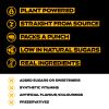 MOJU Extra Strength Ginger Shot Bottles (24 x 60ml) Immune Support, Natural Ingredients, No Added Sugars or Sweeteners, Vegan, Ginger Shots, Your Natural Daily Wake Up or Your Afternoon Pick Me Up view 4