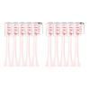 WENH 4/10/12 Pcs Replacement Brush Heads Suitable for X3 X1 X5 Electric Toothbrush Bristle Sealed Packed(10pink) view 1