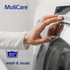 MoliCare Men - Washable Absorbent Underwear for Incontinence, Discreet Pants for Protecting from Drips & Dribbles, Size M, Black view 4