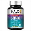Halo Nutrition L-Lysine 1000MG Capsules,120 Servings Essential Amino Acid  Vegan Capsule Made with no Gelling Agents Non-GMO, Gluten-Free, Kosher,Halal (120 Count) Normal Growth & Muscle | UK Made view 1