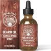Viking Revolution - Beard Oil - All Natural Variety Beard Oil For Men With Argan & Jojoba Oils - Softens, Smooths & Strengthens - Gifts For Men - Sandalwood - 30 ml view 1