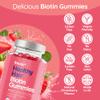 Healthy Hair Biotin Gummies for Hair Growth | Hair, Skin and Nail Gummies | Vegan Biotin Supplement for Women | High Strength Biotin Hair Vitamins | Made in The UK - 60 Gummies (Pack of 1) view 3