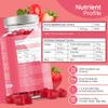 Healthy Hair Biotin Gummies for Hair Growth | Hair, Skin and Nail Gummies | Vegan Biotin Supplement for Women | High Strength Biotin Hair Vitamins | Made in The UK - 60 Gummies (Pack of 1) view 4