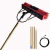 3.6-9M Window Cleaning Pole Water Fed Pole Kit Telescopic Brush Extendable Window Squeegee Washer Roof Cleaner Glass Outdoor Solar Panel (3.6m/12ft) view 2
