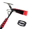 Window Cleaning Equipment Water Fed,3.6-10.8M Window Cleaning Water Fed Poles with Squeegee,Telescopic Window Cleaning Kit with Extension Pole (6M) view 1