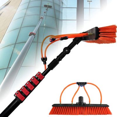 3.6-11M Window Cleaning Pole Window Cleaner Kit Water/Hose Fed Pole Window Cleaning Brush Equipment Cleaning Photovoltaic Solar Panels Photovoltaic Panel Cleaning Tool Window Glass