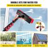 Window Cleaning Pole,Water Fed Pole Kit with Hose Spray & Squeegee,3.6-10.8m Water Fed Telescopic Brush,Solar Panel Cleaning Equipment for Cleaner Outdoor Window (10.8M) view 4