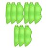 Komdndht Beans Bottle Cleaner, Bottle Cleaning Sponge, Beans-Shaped Bottle Cleaning Sponge, Reusable Bottle Cleaning Sponge Easy to Use Green view 1