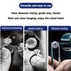 30-200X Digital Diamond Girdle Viewer, Electron Microscope Diamond Inscription Viewer with LED Fill Light and Dual Screen Display, Adjustable Focus, Clear Image view 2