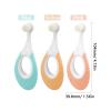 CVNRCLP Toddler Toothbrush Set  3-Pack, Ultra-Soft Bristles for Babies 0-3 Years, Featuring Teething Rings for Gentle Teeth and Gum Care,0-2 Toothbrush view 2